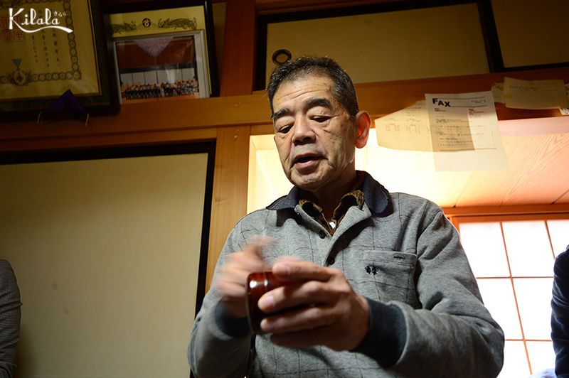 hộp gỗ sơn mài theo phong cách Kijiro-nuri